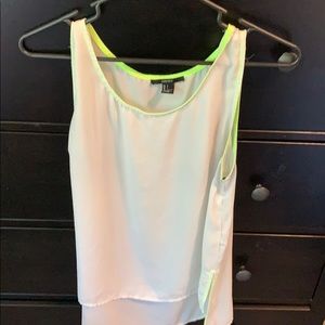 Tank with fun pop of color!